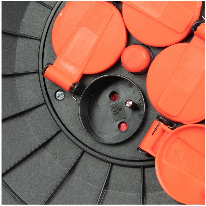 PRZEDŁUŻACZ NA BĘBNIE 3x2,5 50m BĘBNOWY BUDOWLANY ZWIJAK OGRODOWY