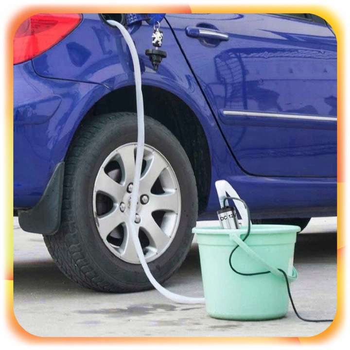 MOCNA ELEKTRYCZNA POMPKA DO SPUSZCZANIA PALIWA OLEJU WODY ROPY 12V POMPA