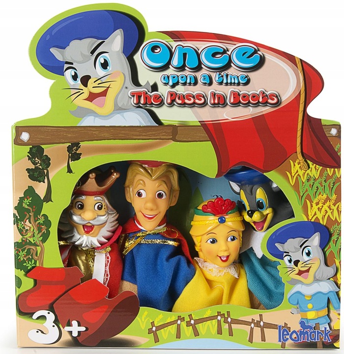 Pacynki zestaw postaci z 4 baśni