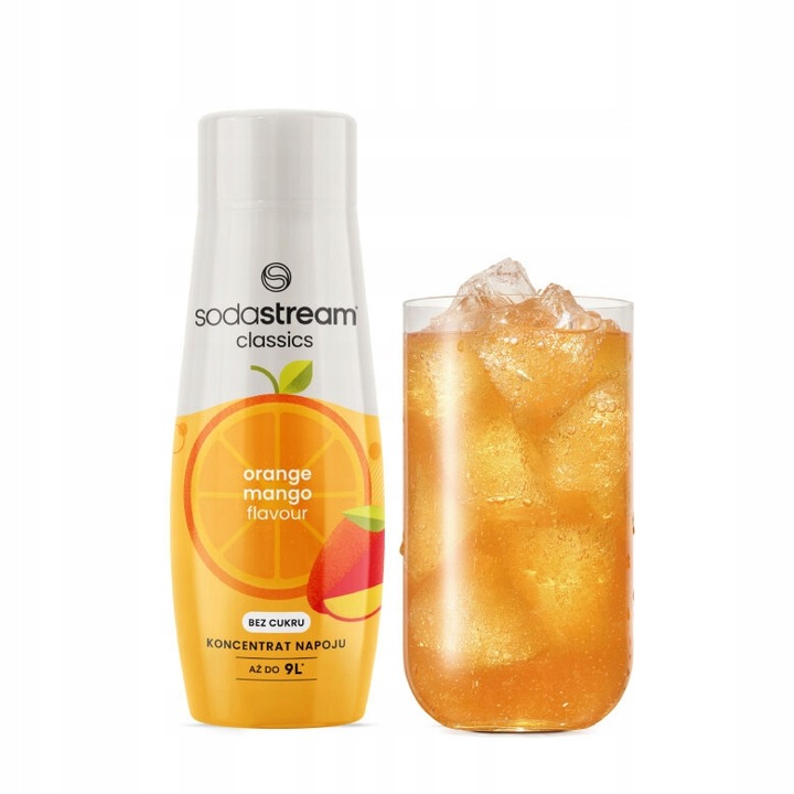 Zestaw Syrop koncentrat SodaStream ORANGE MANGO 3x440 ml + Torba GRATIS