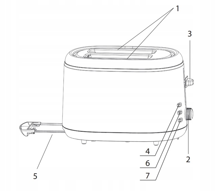 TOSTER OPIEKACZ kanapek tostów MAESTRO MR-705 7 POZIOMÓW 850W 2 kromki