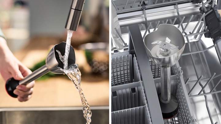 Blender ręczny Bosch MSM4B610 Mocny 1000W Stalowy Nóż QuattroBlade Pojemnik