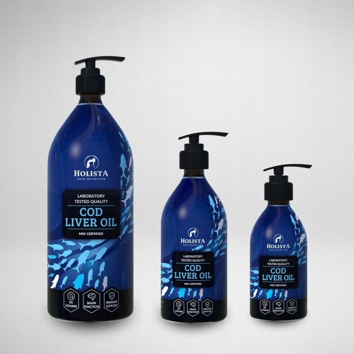 HOLISTA Tran z Dorsza 500ml Tran z watroby dorsza