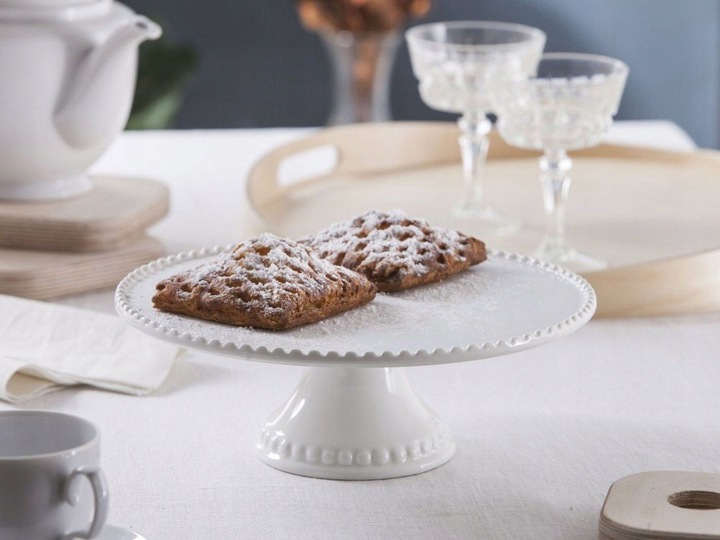 Patera talerz porcelanowy na ciasto tort Altom Design Regular 27,5 cm