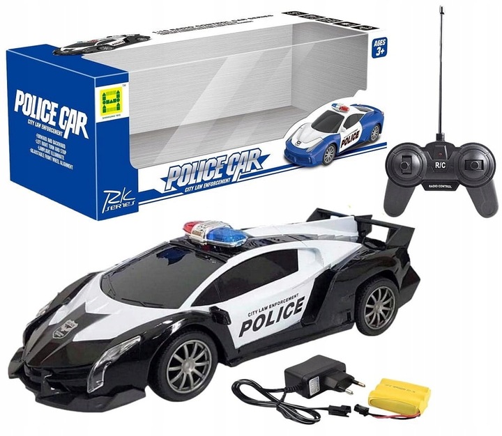 AUTO SAMOCHÓD POLICYJNY ZDALNIE STEROWANY POLICJA