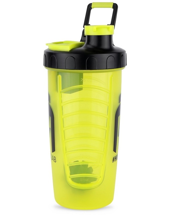 SZEJKER shaker SZCZELNY na siłownię białek 770 ml WBUDOWANY POJEMNIK hiro