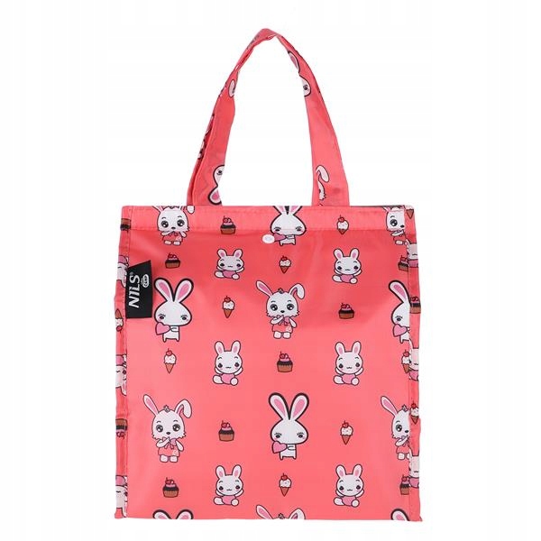 NILS CAMP Duża Torba Termiczna 5L na Piknik Kemping Podróże WZÓR RABBIT