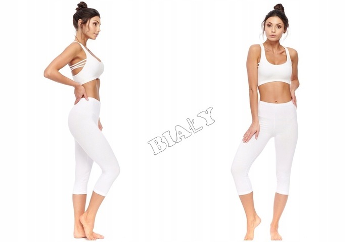 LEGGINSY GETRY 3/4 BAWEŁNIANE MIX KOLORÓW 4XL