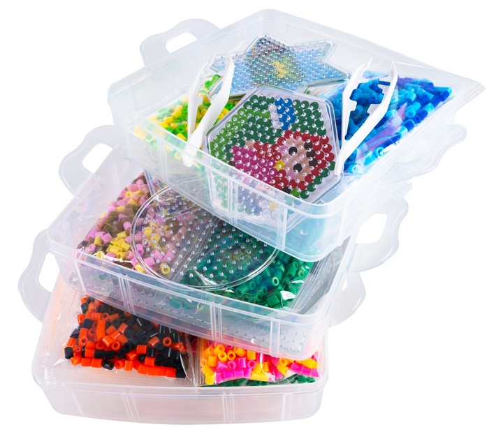 Koraliki Do Prasowania Zestaw 6000 Elementów Kreatywna Zabawa Dla Dzieci