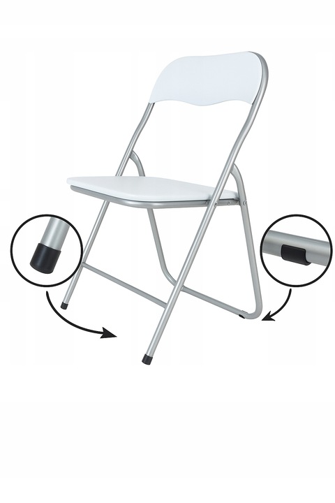 Krzesło składane bankiet catering białe