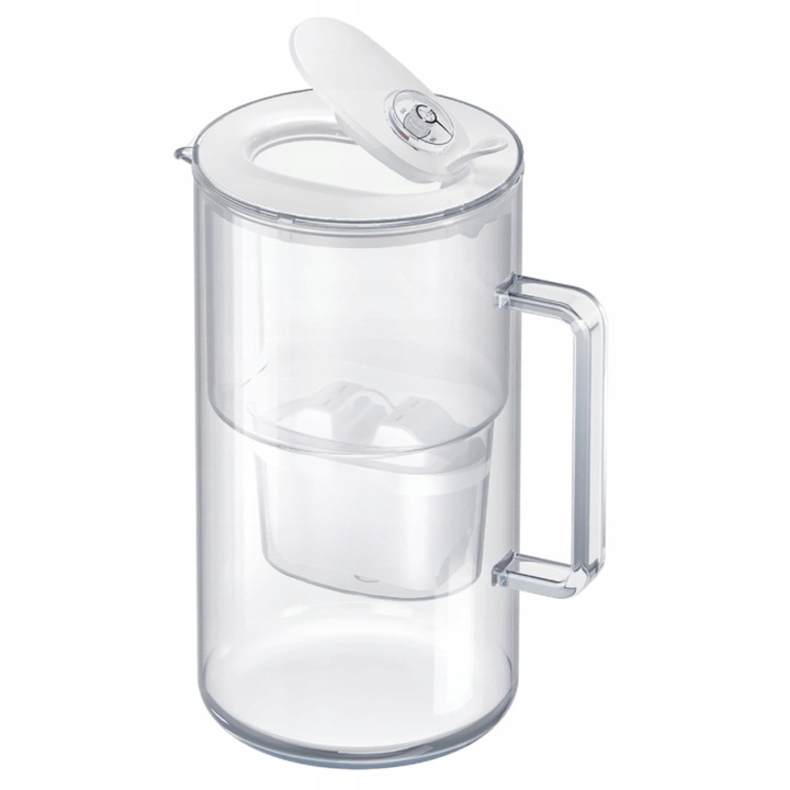 Dzbanek szklany filtrujący do wody Aquaphor Glass biały 10 filtrów MaxforMg