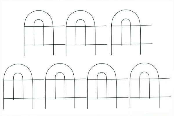 Metalowy Płotek Ogrodowy 61x305cm Ogrodzeniowy Płot Mały Niski Dekoracyjne