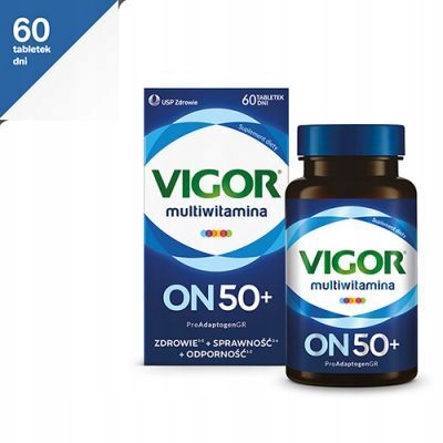 VIGOR ON 50+ multiwitamina suplement diety (60szt)