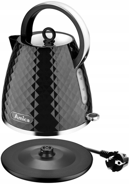 CZAJNIK KF 3030 CZARNY 1.7 L AMICA 2200 W