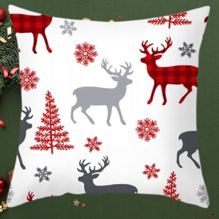 4x ZESTAW POSZEWKA NA PODUSZKĘ ŚWIĄTECZNA POSZEWKI ŚWIĄTECZNE Święta 40X40