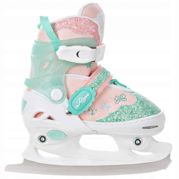 Rolki Łyżwy Wrotki 4w1 Regulowane RAVEN Mireia 27-30 Kółka LED