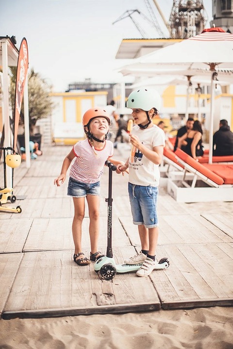 Kask dla dzieci SCOOTANDRIDE 3+ S-M - Kiwi