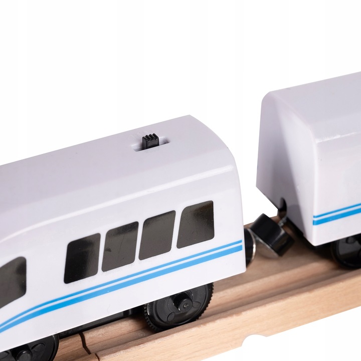 Drewniana Kolejka Pociąg na Baterie Tor Tory Zestaw Auto dla Dzieci XL 3,2m