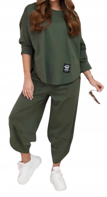 KOMPLET luźny biały