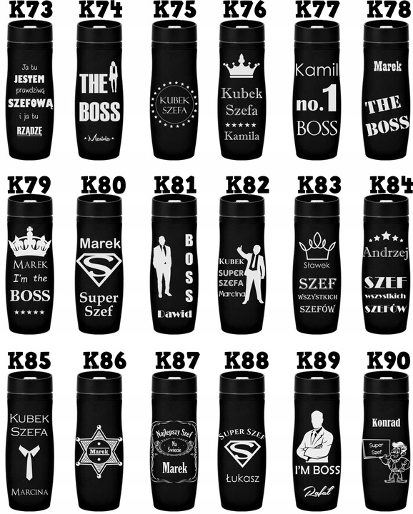 KUBEK TERMICZNY Z GRAWEREM PREZENT WALENTYNKI DZIEŃ KOBIET