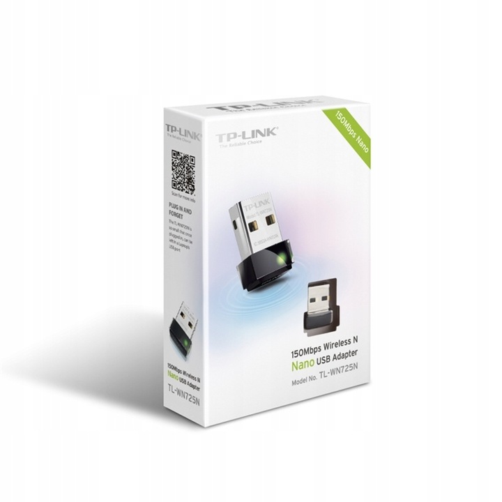 Karta sieciowa TP-Link TL-WN725N WiFi USB mini 36m