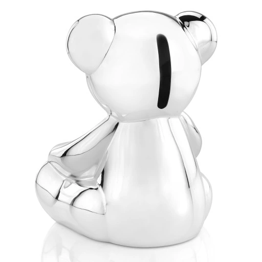 SREBRNA SKARBONKA MIŚ CHRZEST ROCZEK GRAWER GRATIS