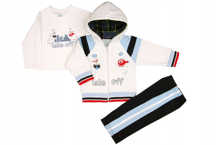 KOMPLET NIEMOWLĘCY CHŁOPIĘCY 3-6M (68CM)