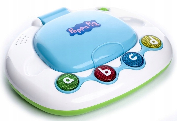 LAPTOP EDUKACYJNY DLA DZIECI po polsku INTERAKTYWNY KOMPUTER ŚWINKA PEPPA