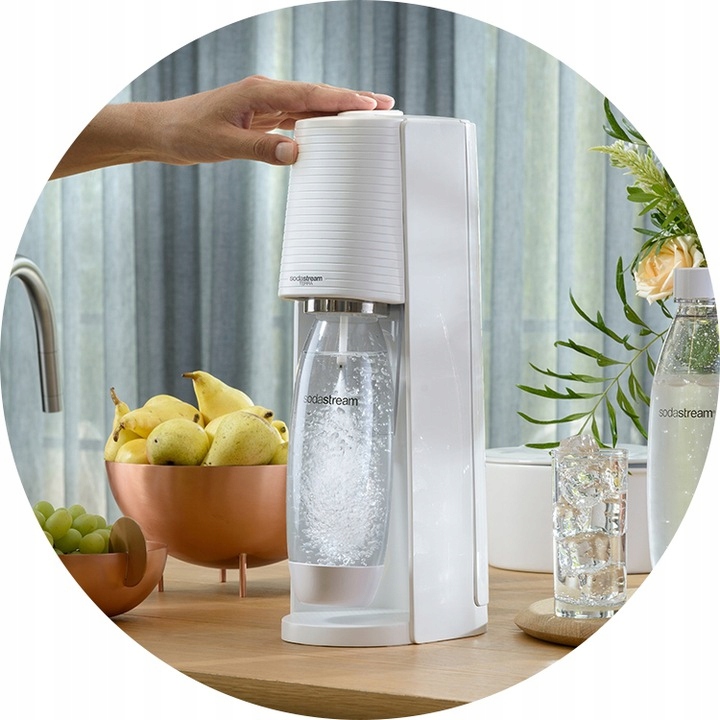 SodaStream Soda Maker Terra Megapack QC biały - 3 butelki