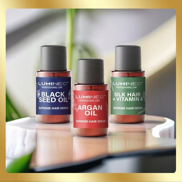 LUMINEO suszarka PRO do włosów 2400W 5w1 jonizacja dyfuzor olejków 3x serum