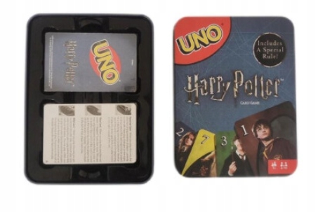 Gra karciana UNO Harry Potter METAL BOX 112 kart