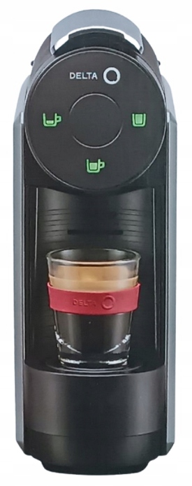 EKSPRES KAPSUŁKOWY DELTA Q MINI QOOL 19 BAR SREBRNY/SZARY