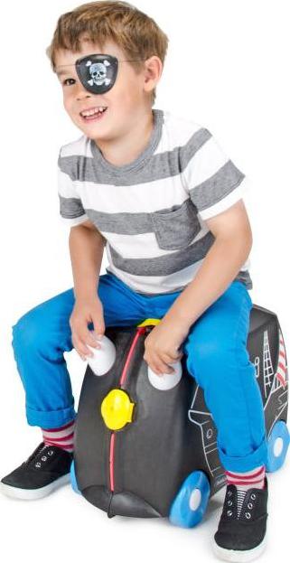 Walizka dla dzieci jeżdżąca Trunki Wóz Pirat Pedro TRU-0312