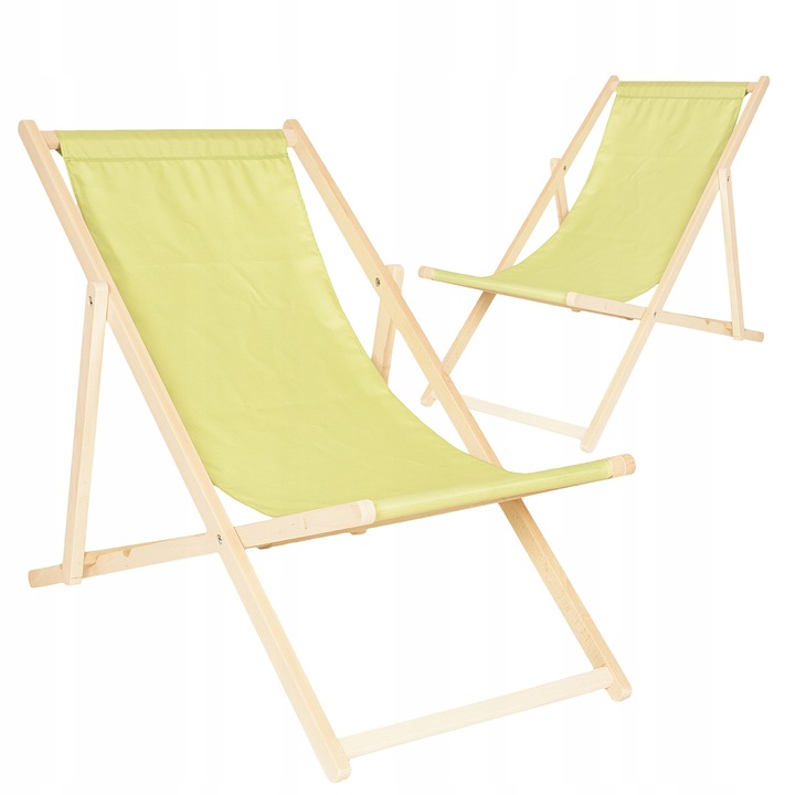 Zestaw Leżak Drewniany Plażowy Szary Bukowe Leżaki Od Producenta 2 Szt.
