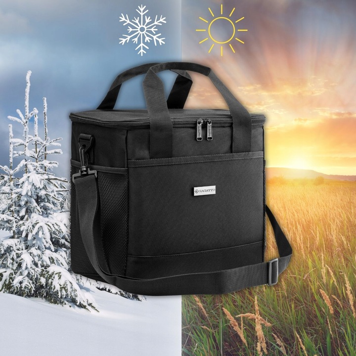 Torba termiczna na lunch box na jedzenie torba śniadaniowa na ramie ZAGATTO