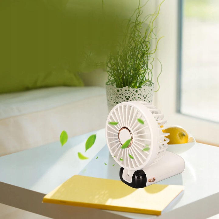 WENTYLATOR RĘCZNY PRZENOŚNY MINI WENTYLATOR Z AKUMULATOR 3000 MAH W PODRÓŻY