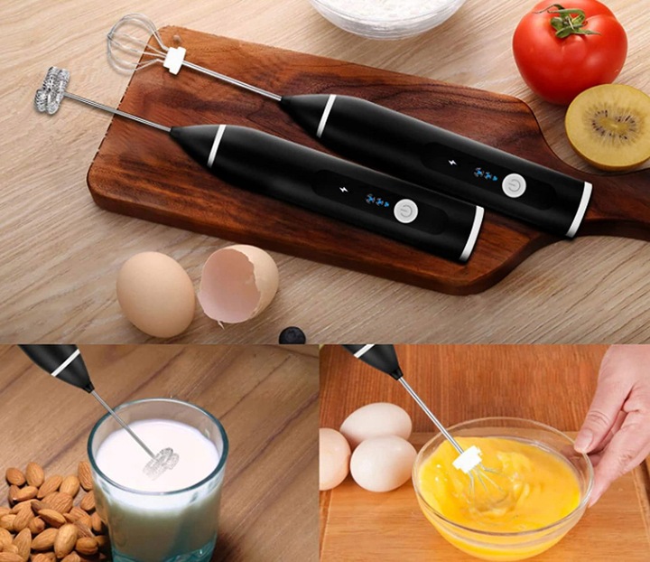 Spieniacz do mleka Frother Trzepaczka Latte Cappuccino Matcha