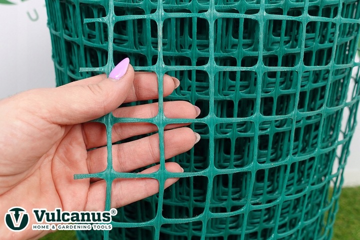 Siatka Plastikowa Budowlana 60cm 25m Rabatowa Gruba Ogrodowa Mocna 0,6m