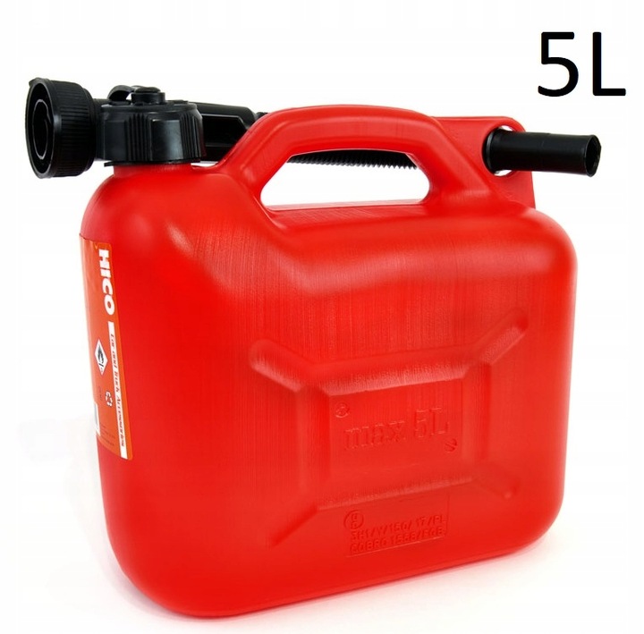 Kanister plastikowy, czarny 20L