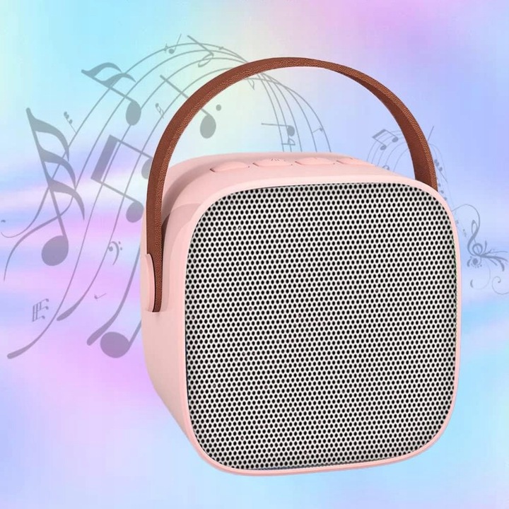 ZESTAW DO KARAOKE BEZPRZEWODOWY MINI GŁOŚNIK BLUETOOTH MIKROFON DLA DZIECI