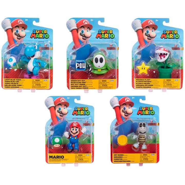 NINTENDO - SUPER MARIO 4" ARTICULATED FIGURES