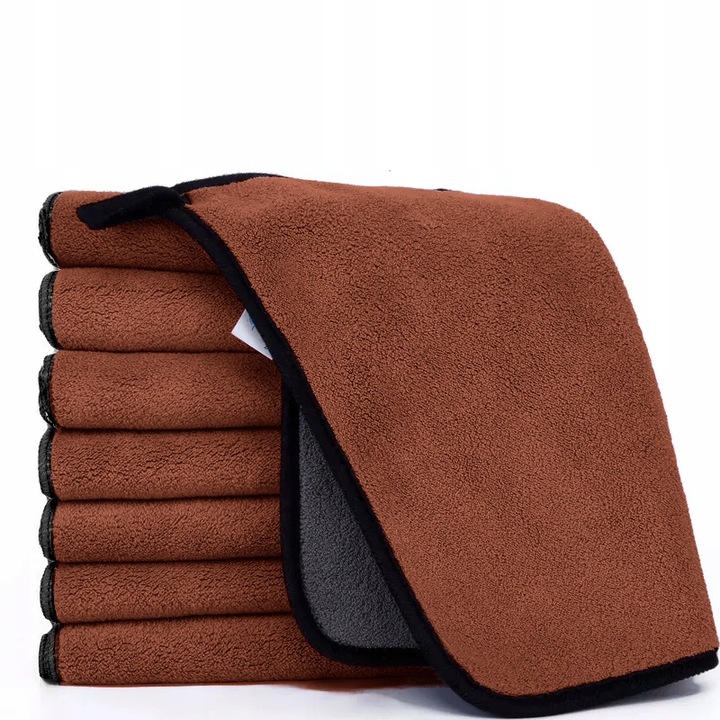 3szt. PUSZYSTE RĘCZNIKI ZESTAW DO OSUSZANIA AUTA MIKROFIBRA SZYBKOSCHNĄCY