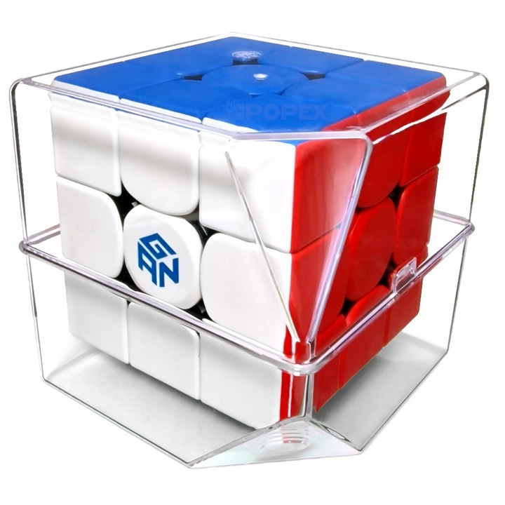 PROFESJONALNA KOSTKA 3x3 MAGNETYCZNA GAN 356M SZKATUŁKA + ALGORYTMY PL