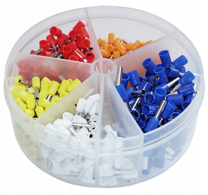 ZACISKARKA DO KONEKTORÓW KOŃCÓWEK + 500 TULEJEK