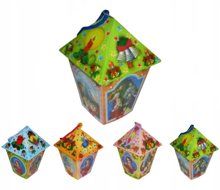 LAMPION RORATNI NA RORATY ADWENTOWY LED świecący *BATERIE GRATIS* zielony