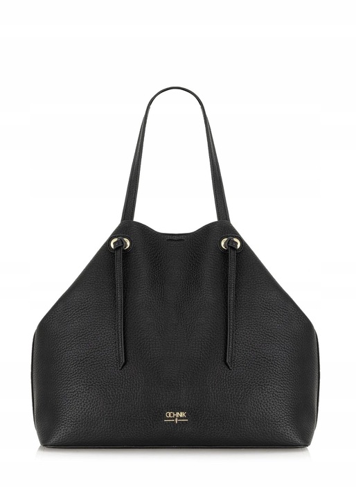 OCHNIK Duża czarna torebka shopper TOREC-0995A-99(Z25)