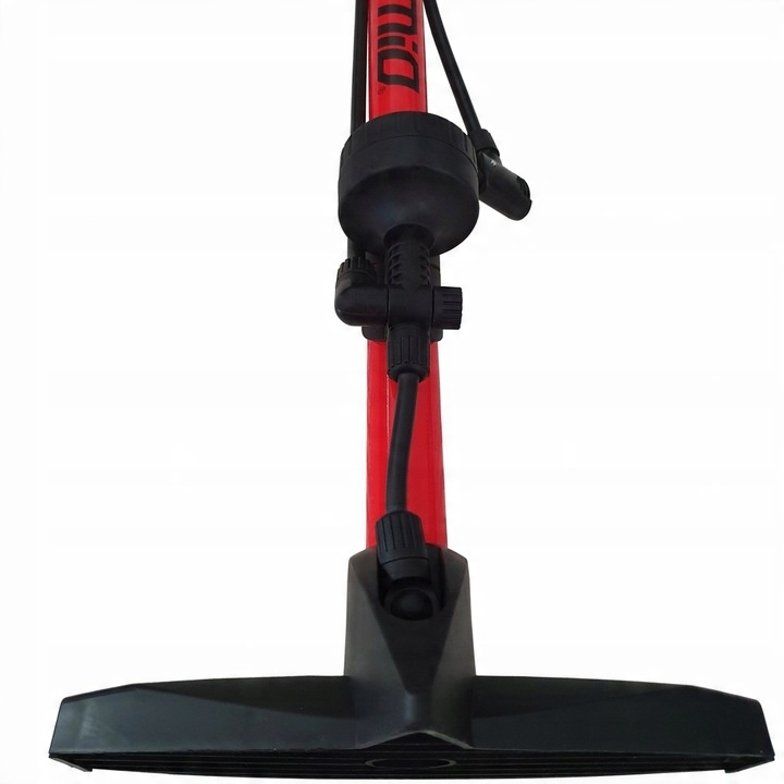 STACJONARNA POMPKA ROWEROWA METALOWA MANOMETR AMIO