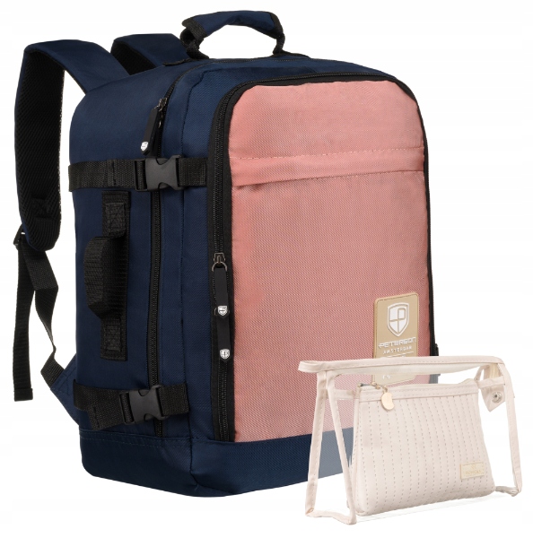 Plecak podróżny kabinowy podręczny pojemny do samolotu Wizzair 40x20x30