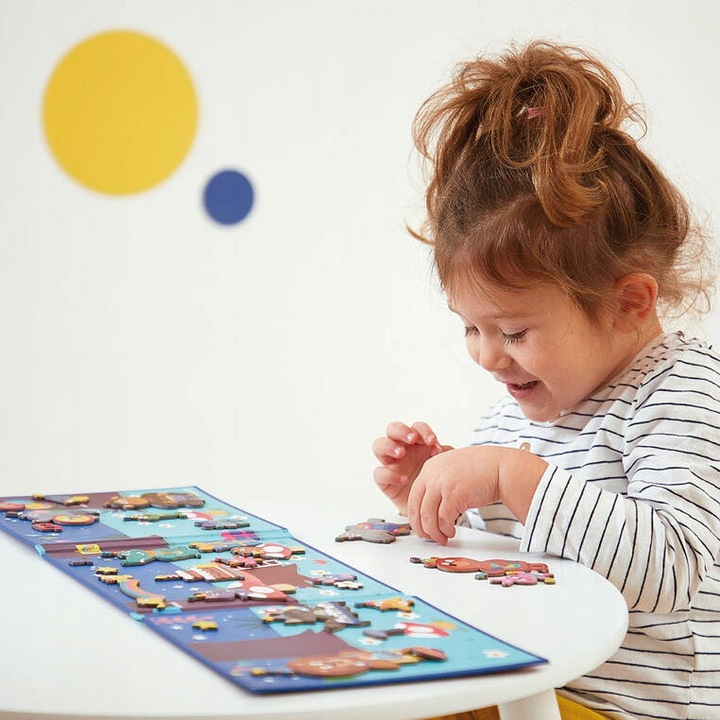 JANOD, Magnetyczna układanka Przyjęcie w lesie Magneti'stories 3+