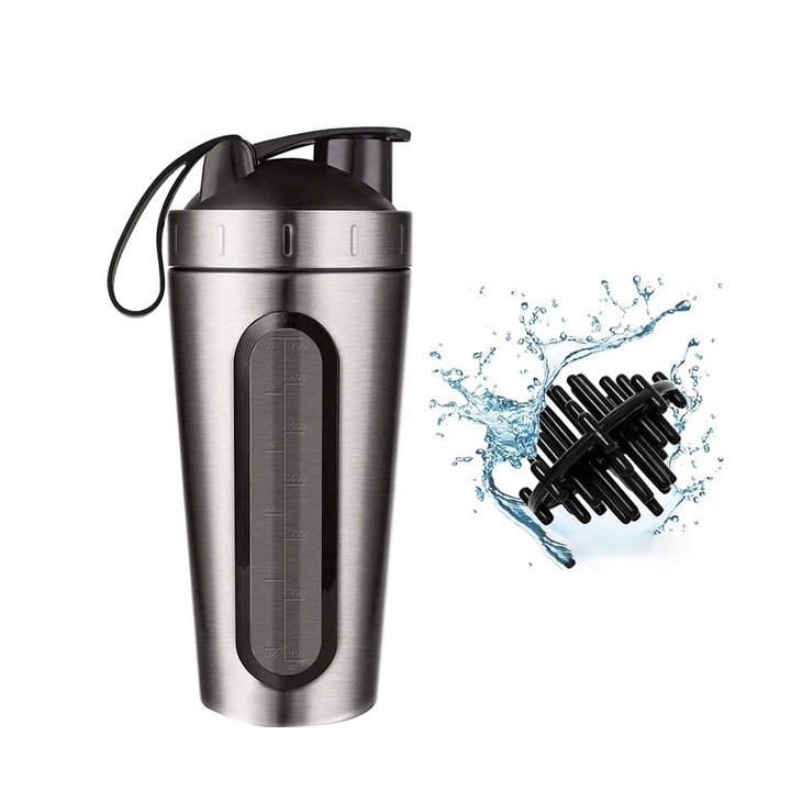 SHAKER 700ml BIDON BIAŁKO SZEJKER DO ODŻYWEK